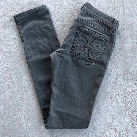 NWOT Habitual Jeans Women’s Grey Jeans Size 26 - Picture 4 of 6